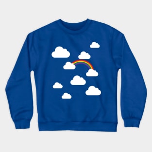 Clouds and Rainbows Crewneck Sweatshirt